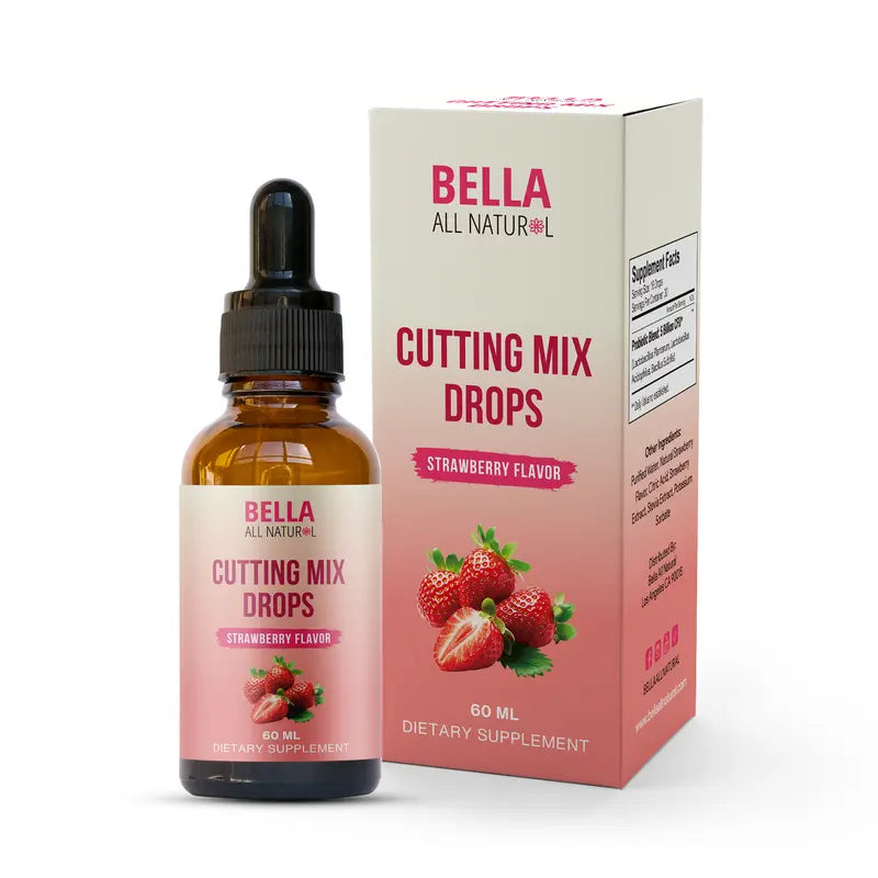 Bella All-Natural Strawberry Cutting Mix Drops 60ml - Daily Health Supplement