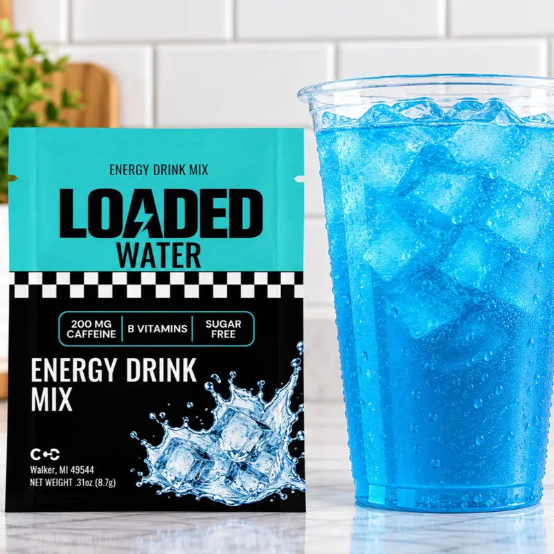 Loaded Water-Viral – Single Packet | 32Oz Sugar Free Caffeinated Flavored Powder Beverage Mix | Made in USA | Easy to Mix