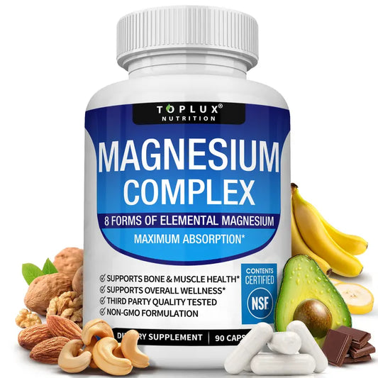 Toplux Magnesium Complex: Comprehensive 8-Component Magnesium Supplement